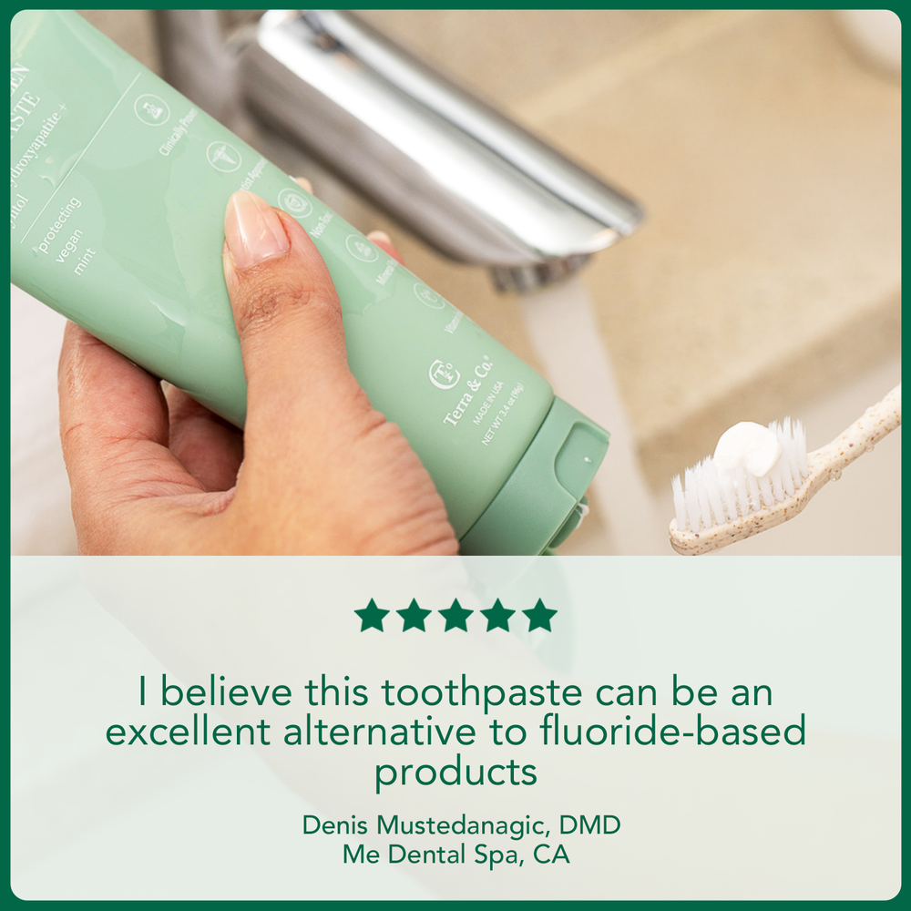 New Gentle Green Toothpaste + Hydroxyapatite