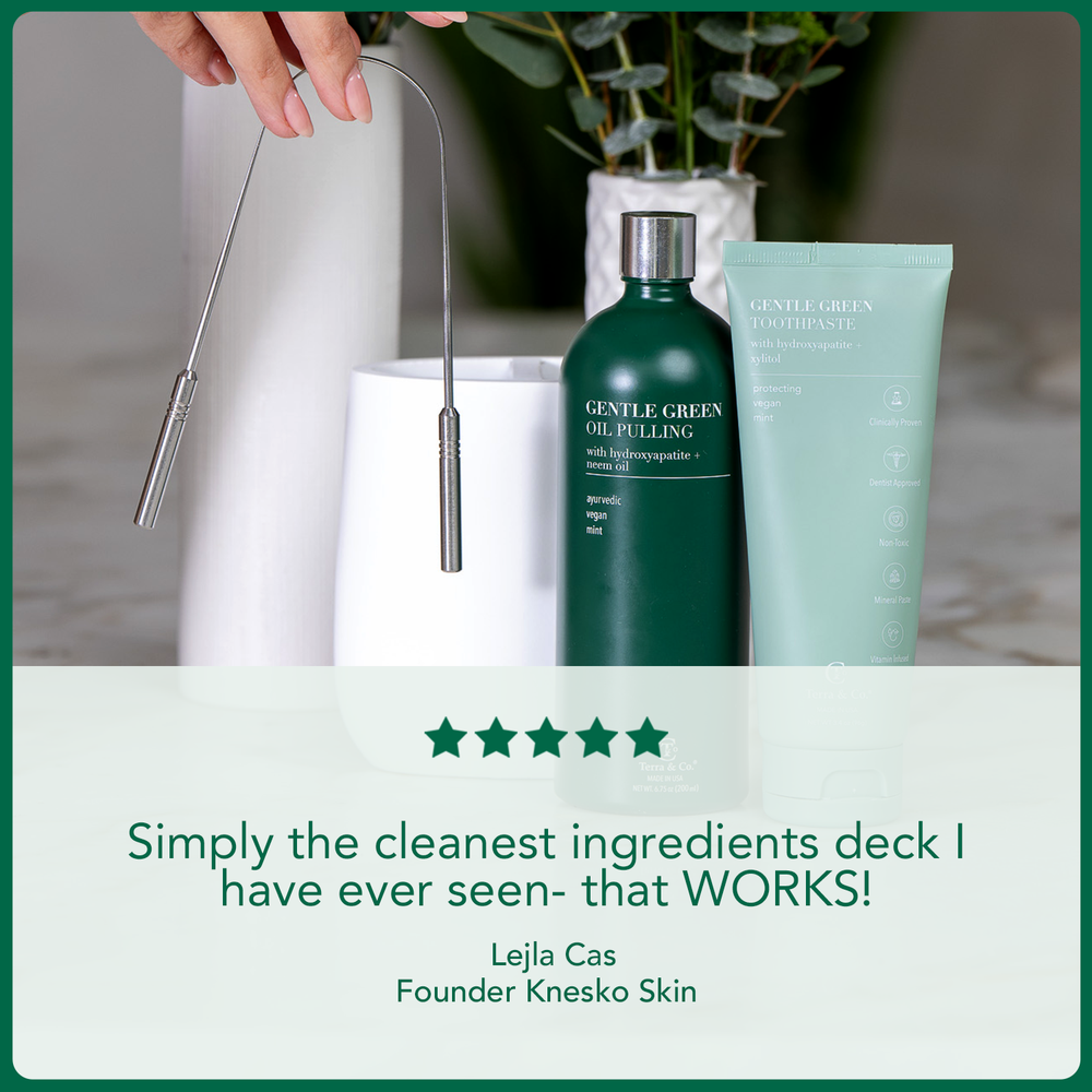 New Gentle Green Toothpaste + Hydroxyapatite