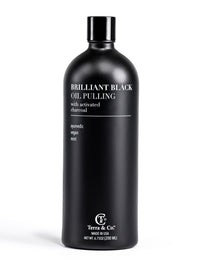 Brilliant Black® Oil Pulling – Ayurvedic Mouthwash for Teeth Whitening, Detox & Gum Health