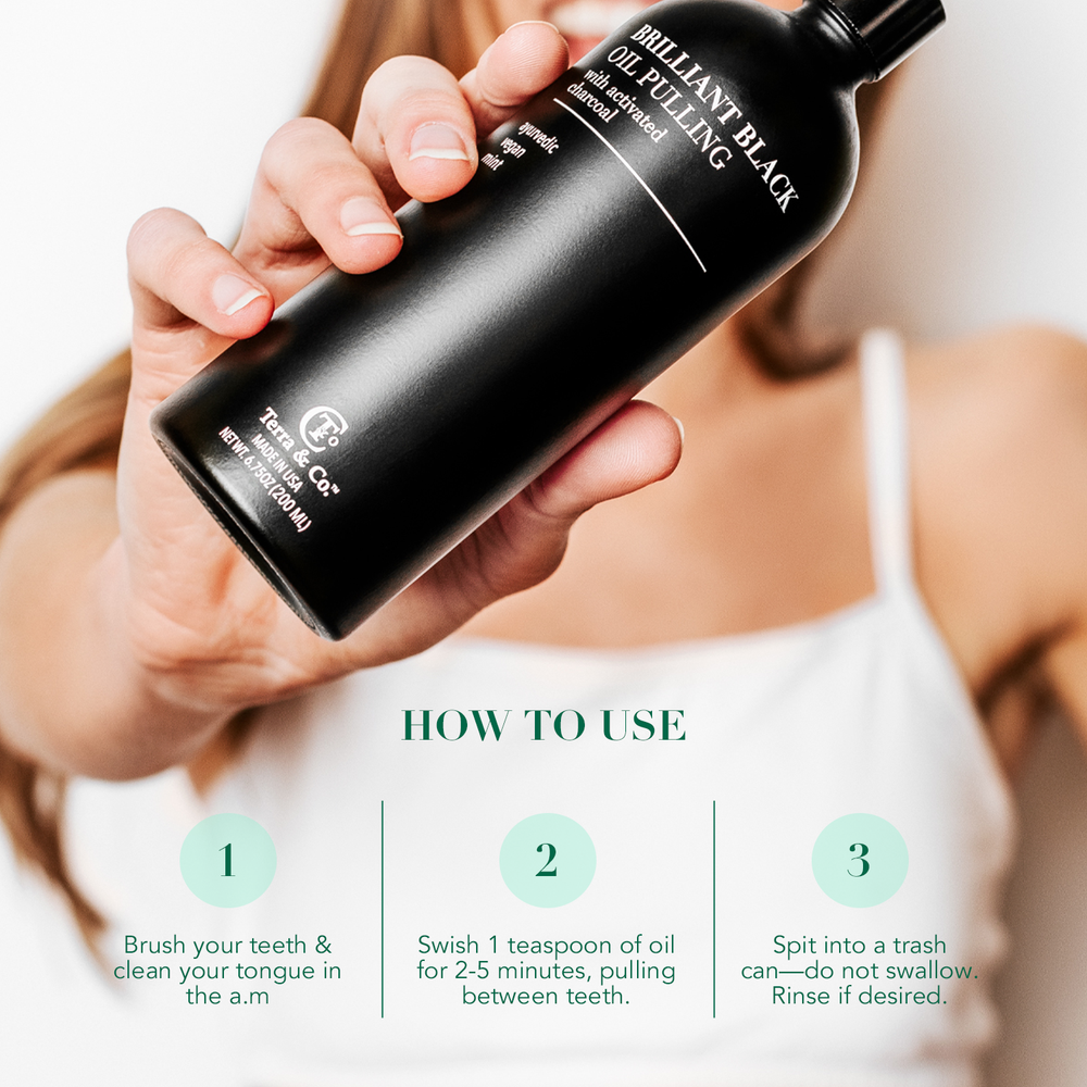Brilliant Black Oil Pulling