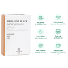 Features of Brilliant Black® Dental Floss: charcoal-infused, bamboo fiber, fluoride-free, PFAS-free, biodegradable, and vegan