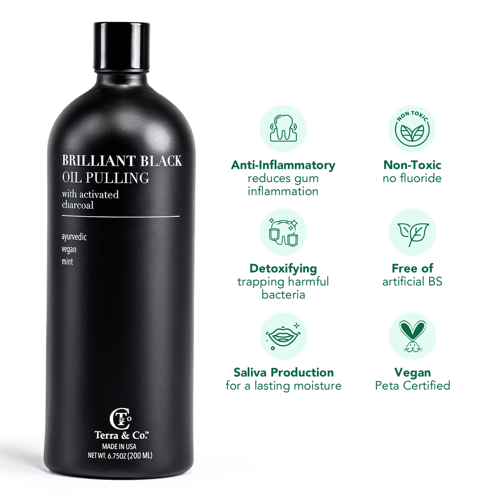 Brilliant Black Oil Pulling