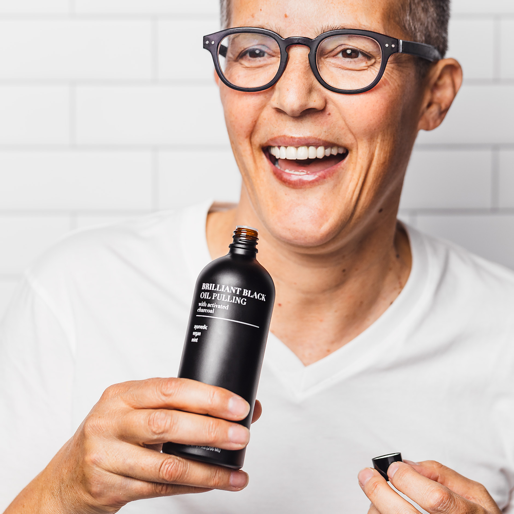 Brilliant Black Oil Pulling