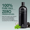 Terra & Co. Brilliant Black® charcoal oil pulling: 100% pure oils, zero preservatives, made with organic cold-pressed coconut oil in UV-protective pharmaceutical-grade glass