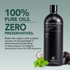 Terra & Co. Brilliant Black charcoal oil pulling: 100% pure oils, zero preservatives, made with organic cold-pressed coconut oil in UV-protective pharmaceutical-grade glass
