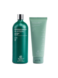 Gentle Green® toothpaste and oil pulling set for sensitive teeth – fluoride-free with hydroxyapatite