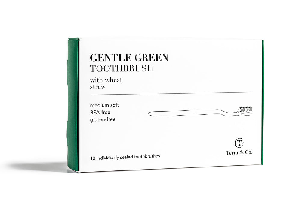 Gentle Green Toothbrush + Box of 10